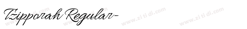 Tzipporah Regular字体转换 Tzipporah Regular字体转换